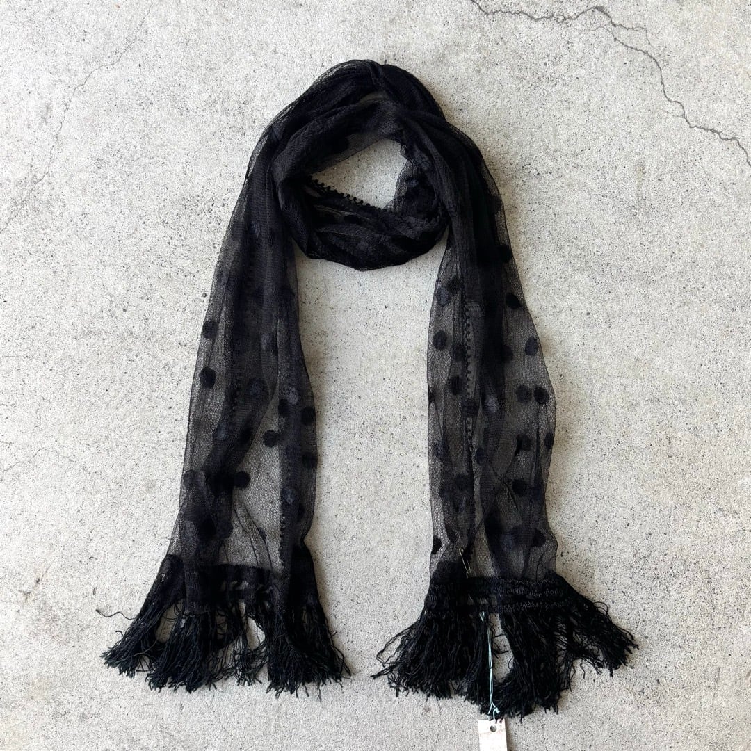 2014AW　NEIGHBORHOOD　DOT S-STOLE　ドットストール stole / ドット柄 ストール #b10 | KAU