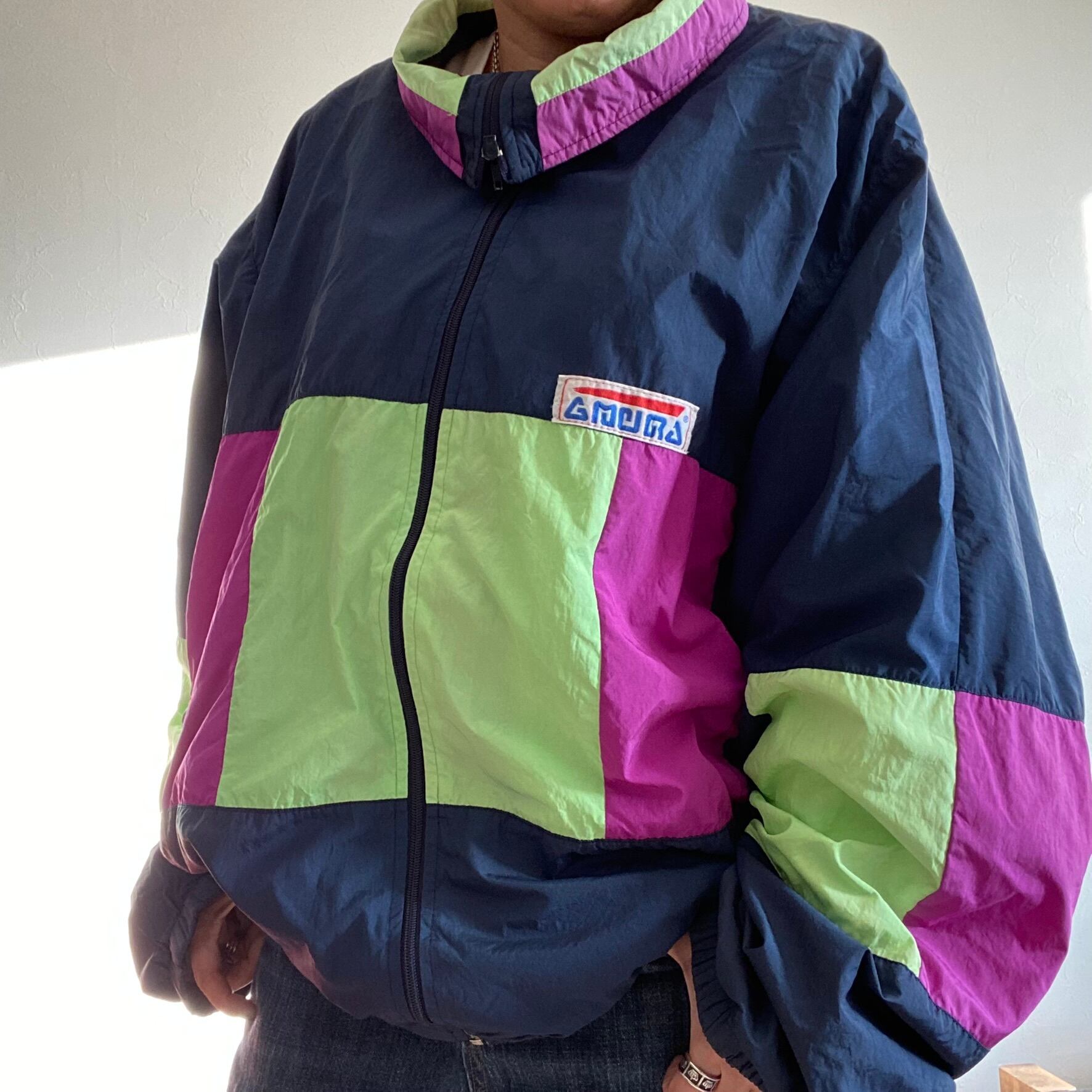 AMVRA wind Blouson {AMVRA ドルマン ウインドブルゾン 古着 USED メンズ} ユニセックス