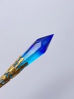 幻想的な魔法鉱石のペンデュラム　ネックレス