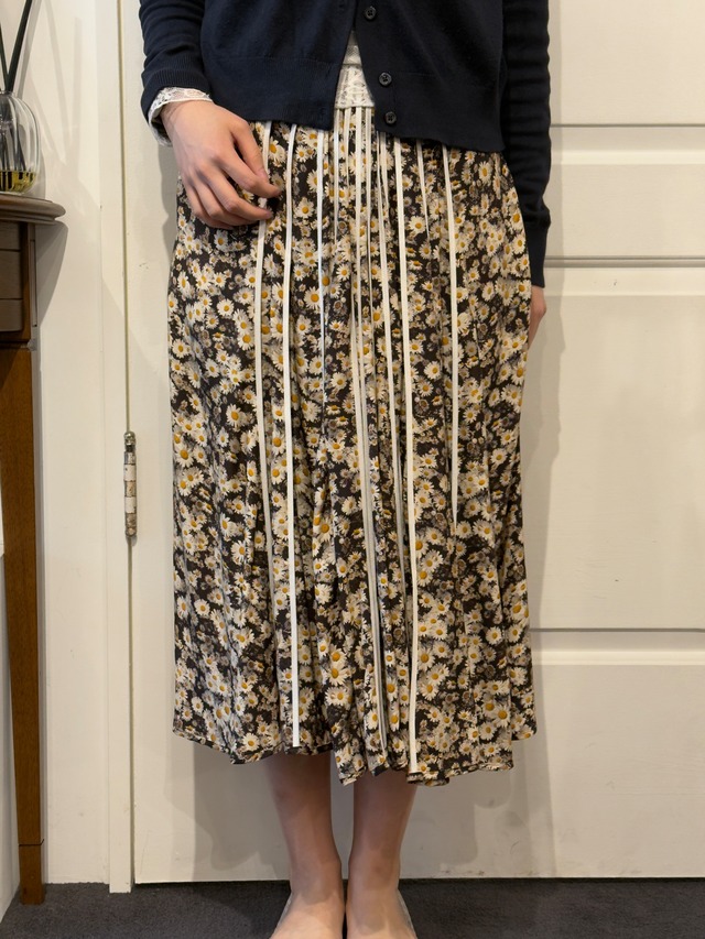 STELLA McCARTNEY / vintage flower pattern skirt.