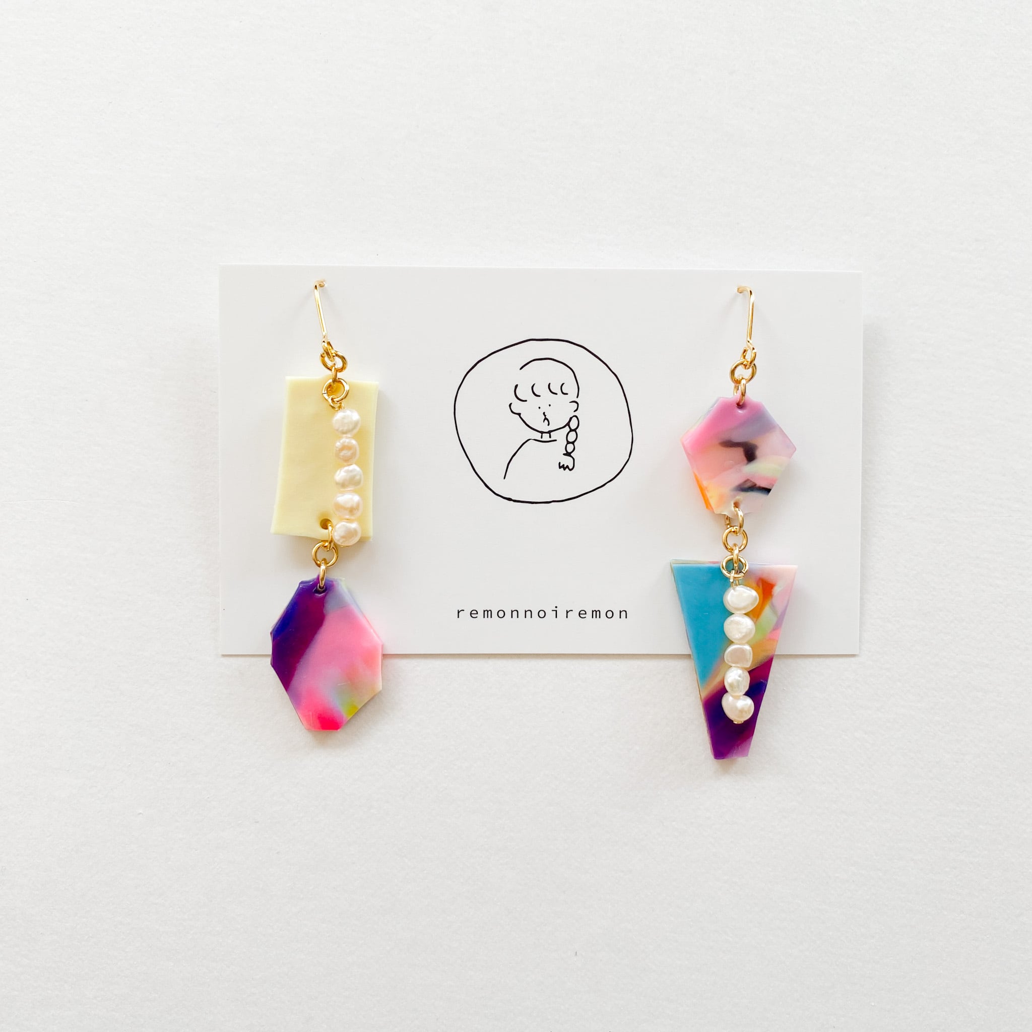 (淡水パール）カケラピアス/イヤリング