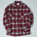 CC SHAWL COLLER SHIRTS BLOUSON -RED-