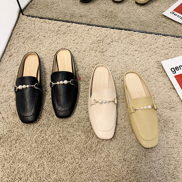 ミュールサマースプリングセット パール 靴 シューズ 春物 夏物 真珠 部族の婦人靴54140647485