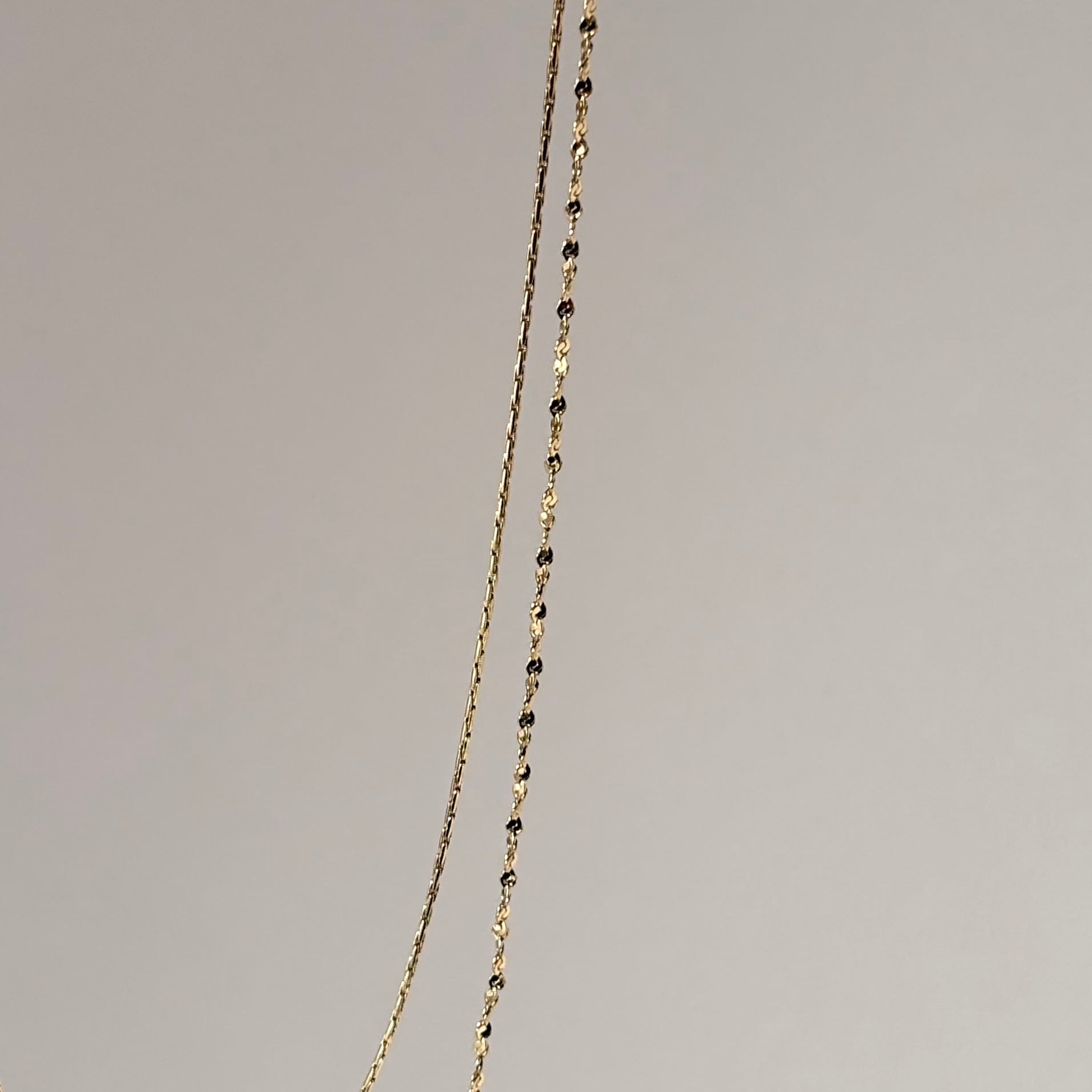極細チェーン 0.8mm×1mm レイヤードネックレス | Chance（シャンス