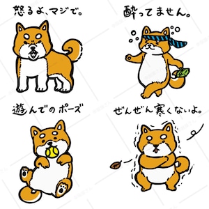 選べる 癒され柴犬イラスト tシャツ dog80 服 ゆるい かわいい 癒し イラスト