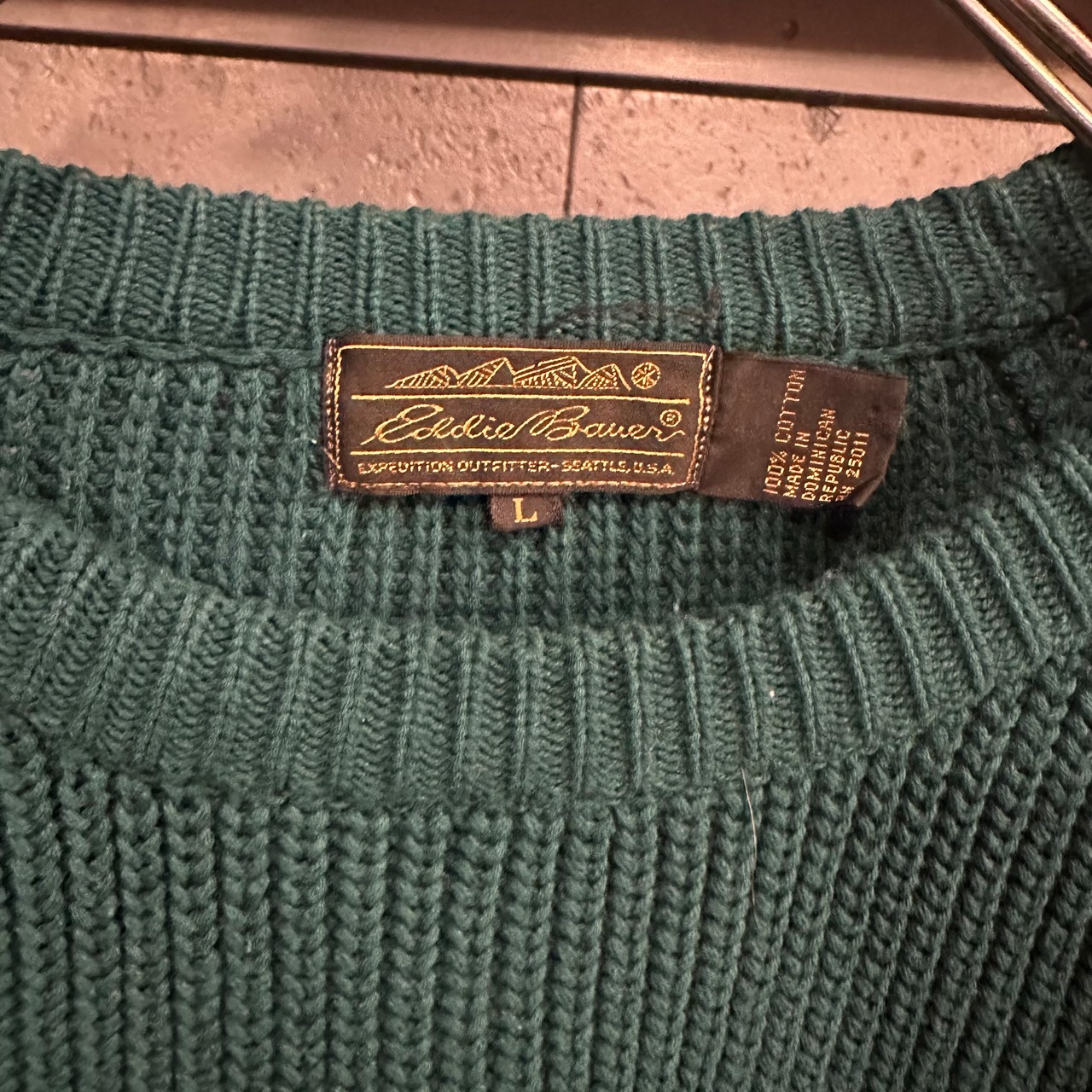 80s Eddie Bauer Cotton Knit Sweater | VOSTOK