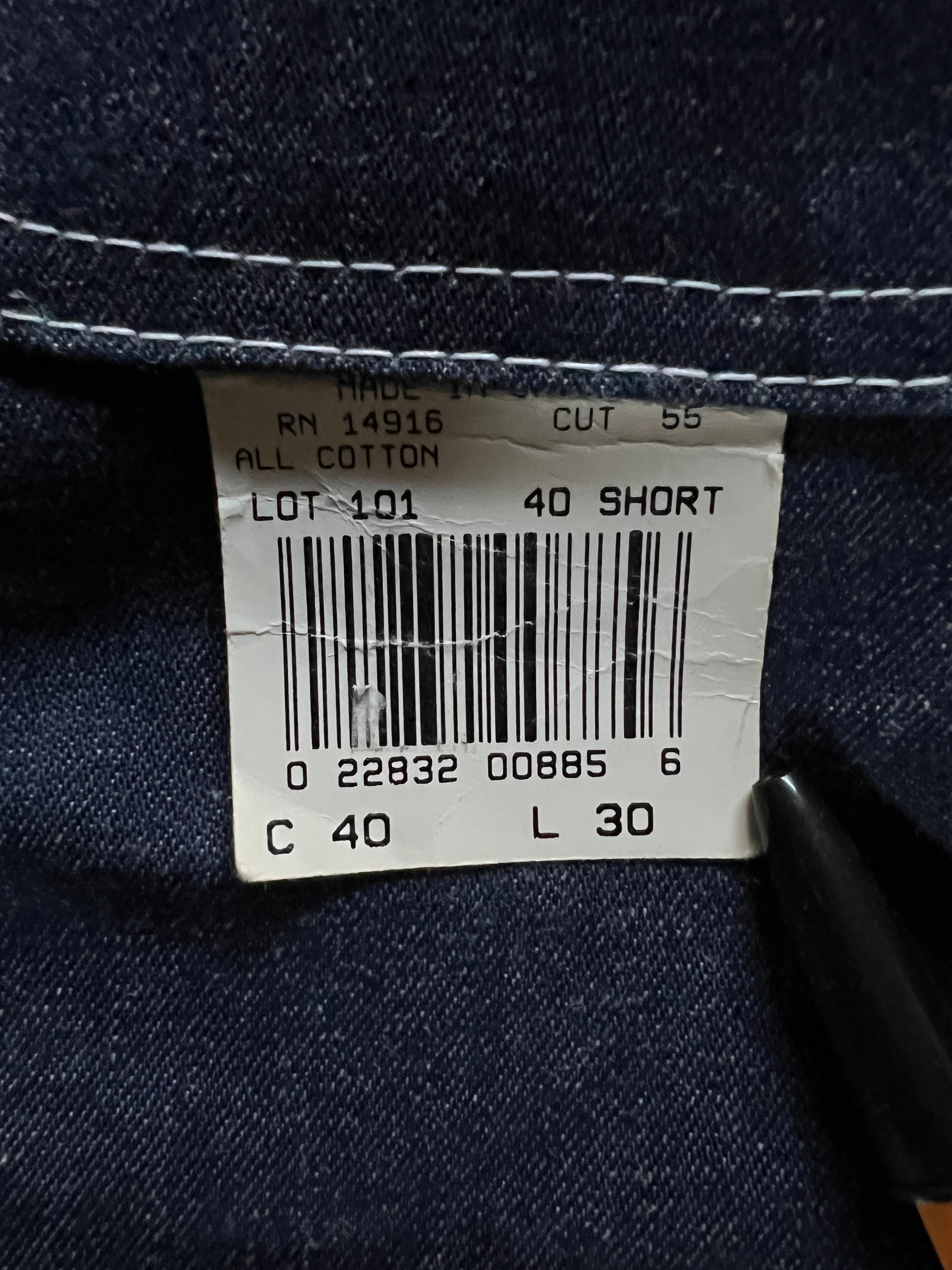 70's POINTER デニムオールインワン DEADSTOCK 表記(40×32)