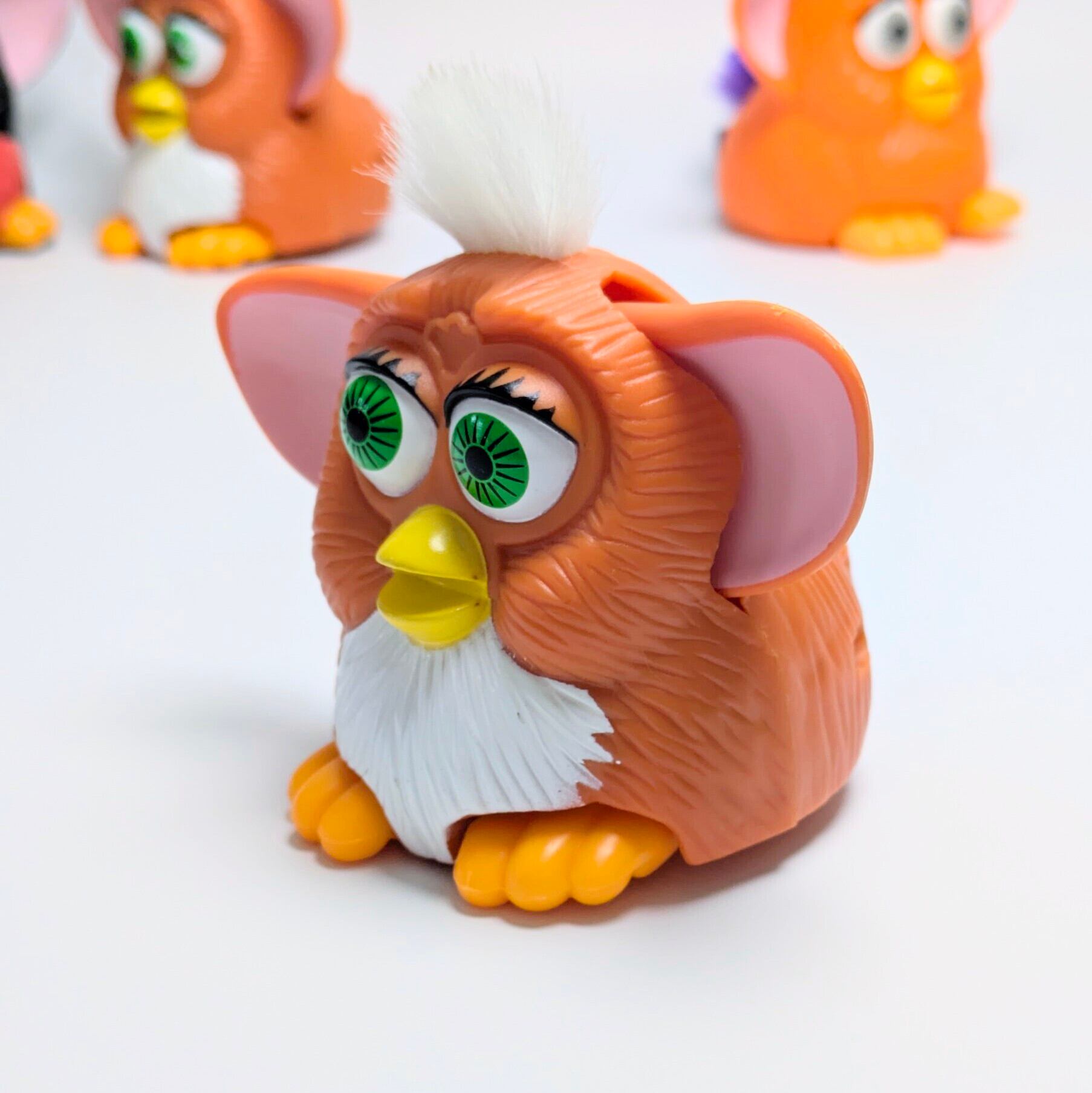 ☆ VINTAGE1998 ☆【 McDonald's × Furby ( ファービー )】 1998年マクドナルドミールトイ『キャメル ホワイトヘアー』ハッピーミール　〚アメリカン雑貨 アメトイ〛