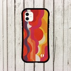 iPhoneケース 波 北欧レトロポップ｜ミッドセンチュリー柄 NOR111