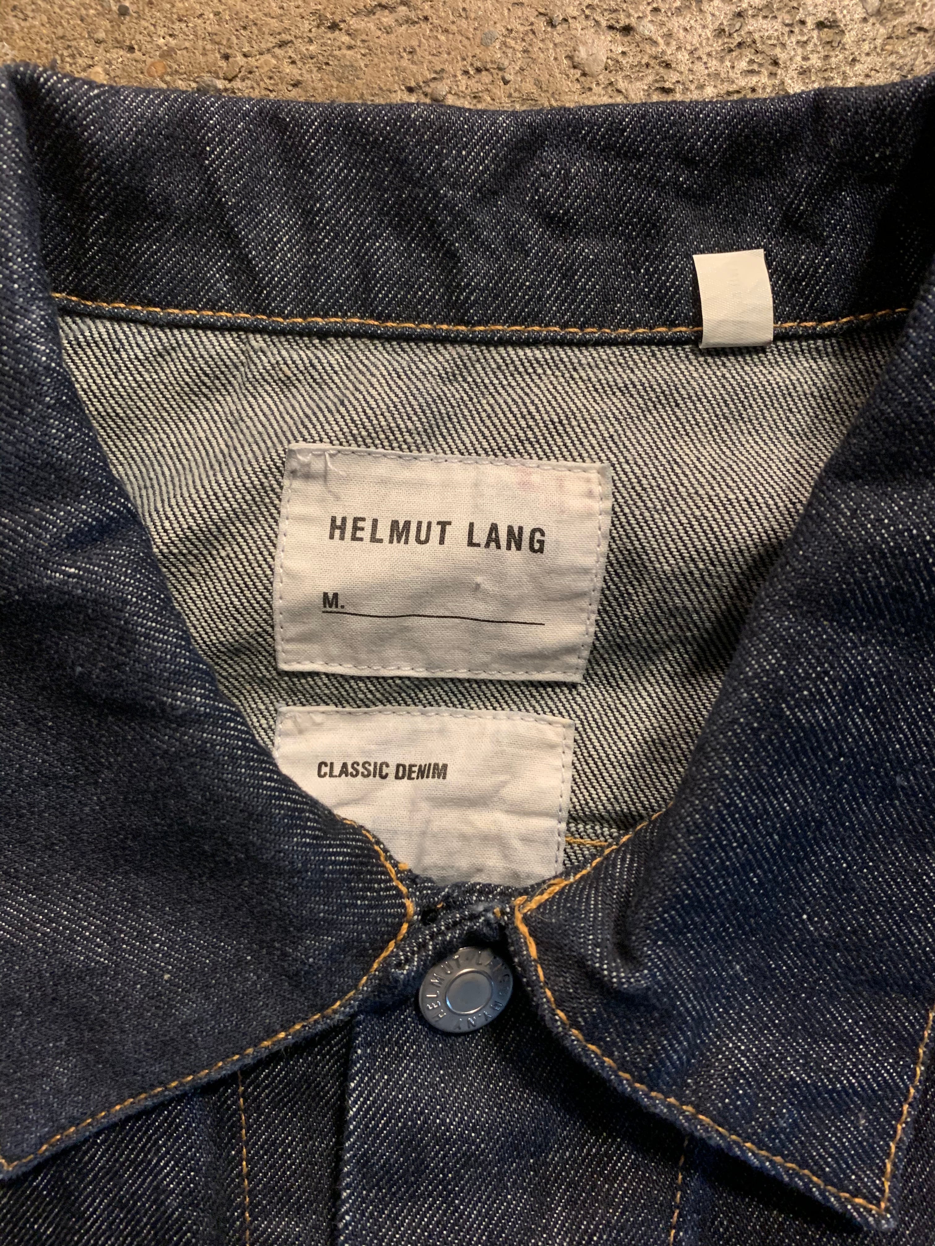 HELMUT LANG 90S 本人期 CLASSIC DENIM デッドストック紙タグ ...