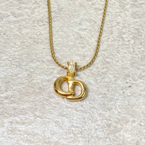 Christian Dior ディオール ロゴネックレス ゴールド アクセサリー 6007-202201