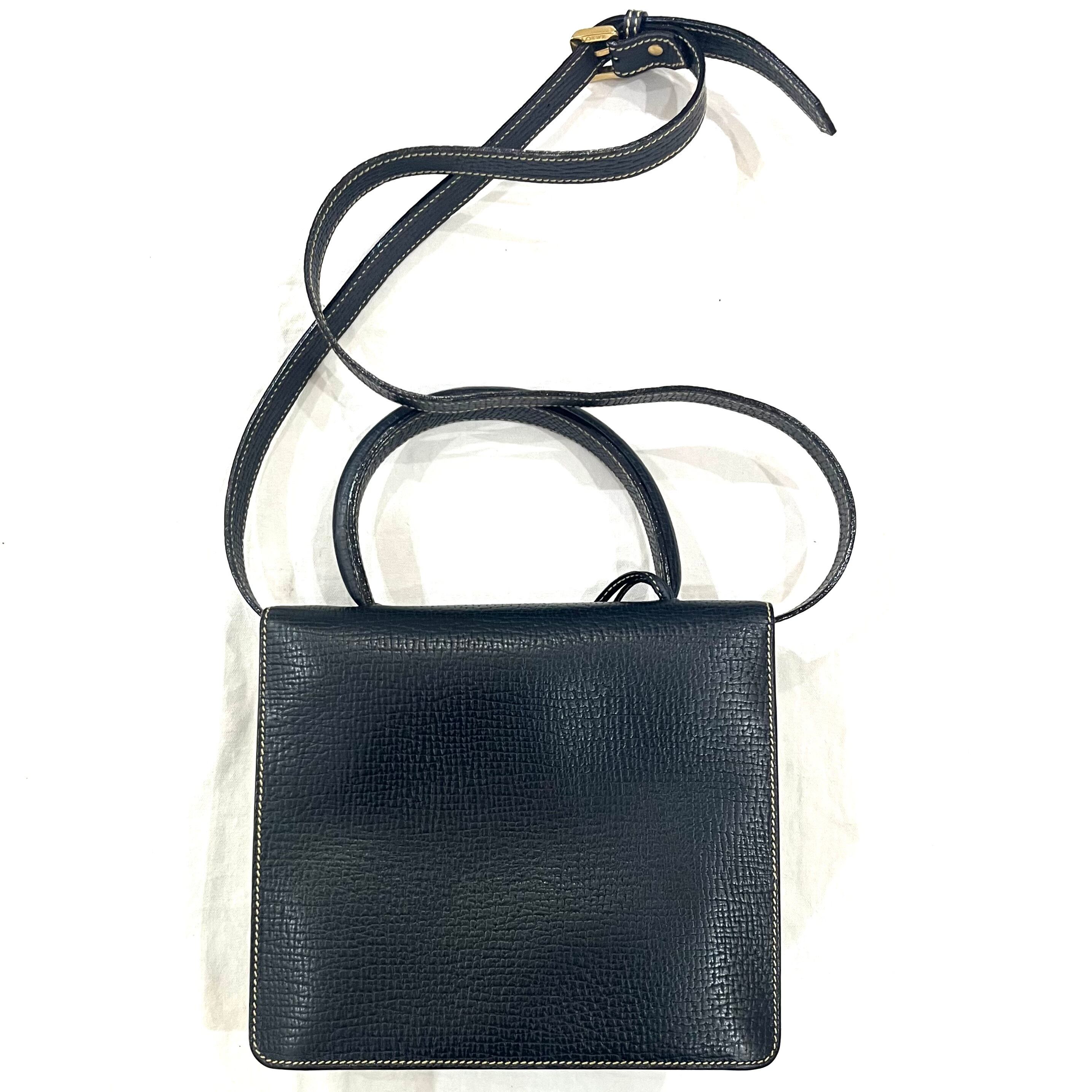 LOEWE】2294 名門レザーメゾン。ロエベ スペイン製 2WAYレザー