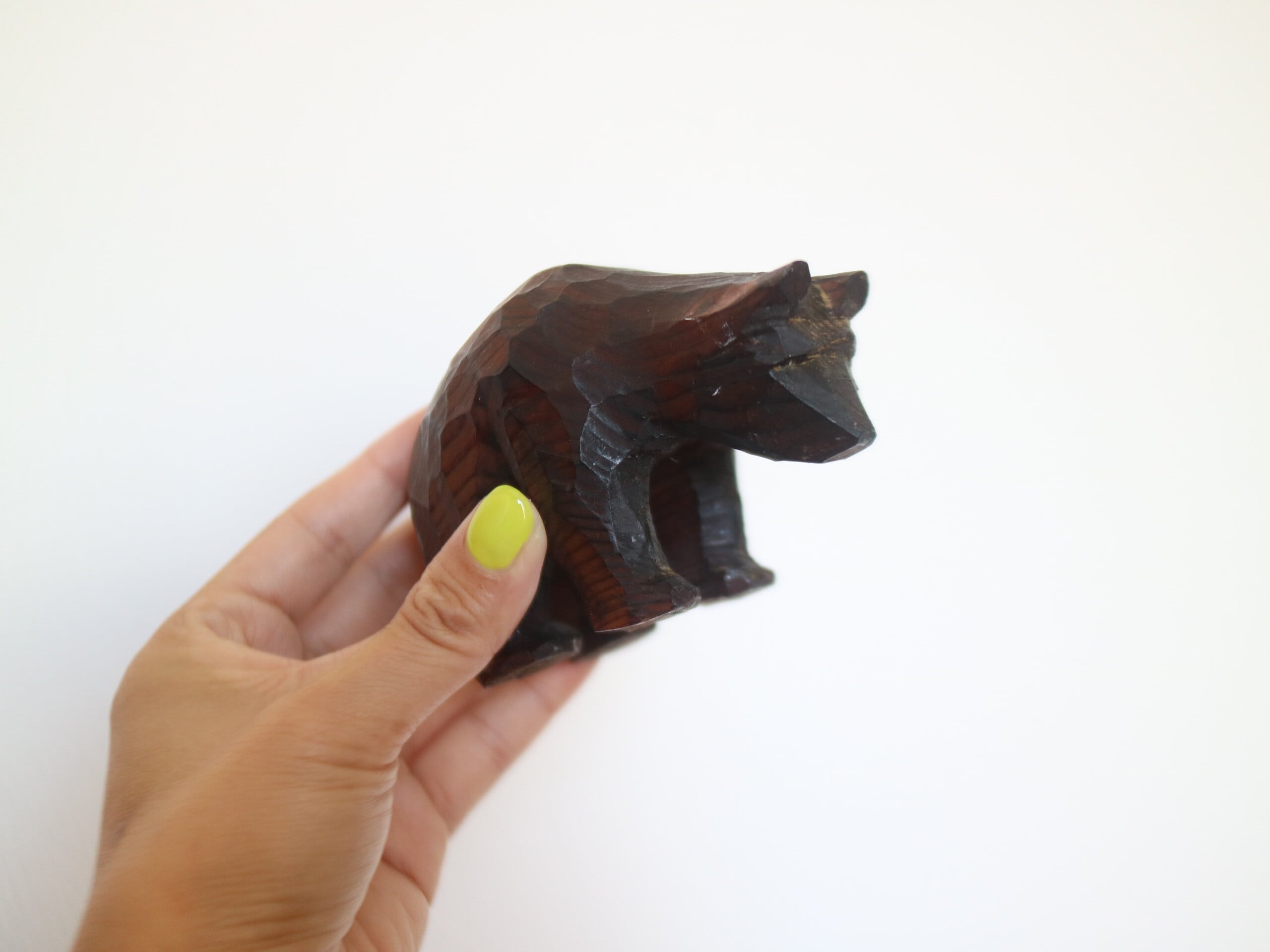 スウェーデンで見つけた木彫りのクマオブジェ No.6086 | Taloni 〜北欧