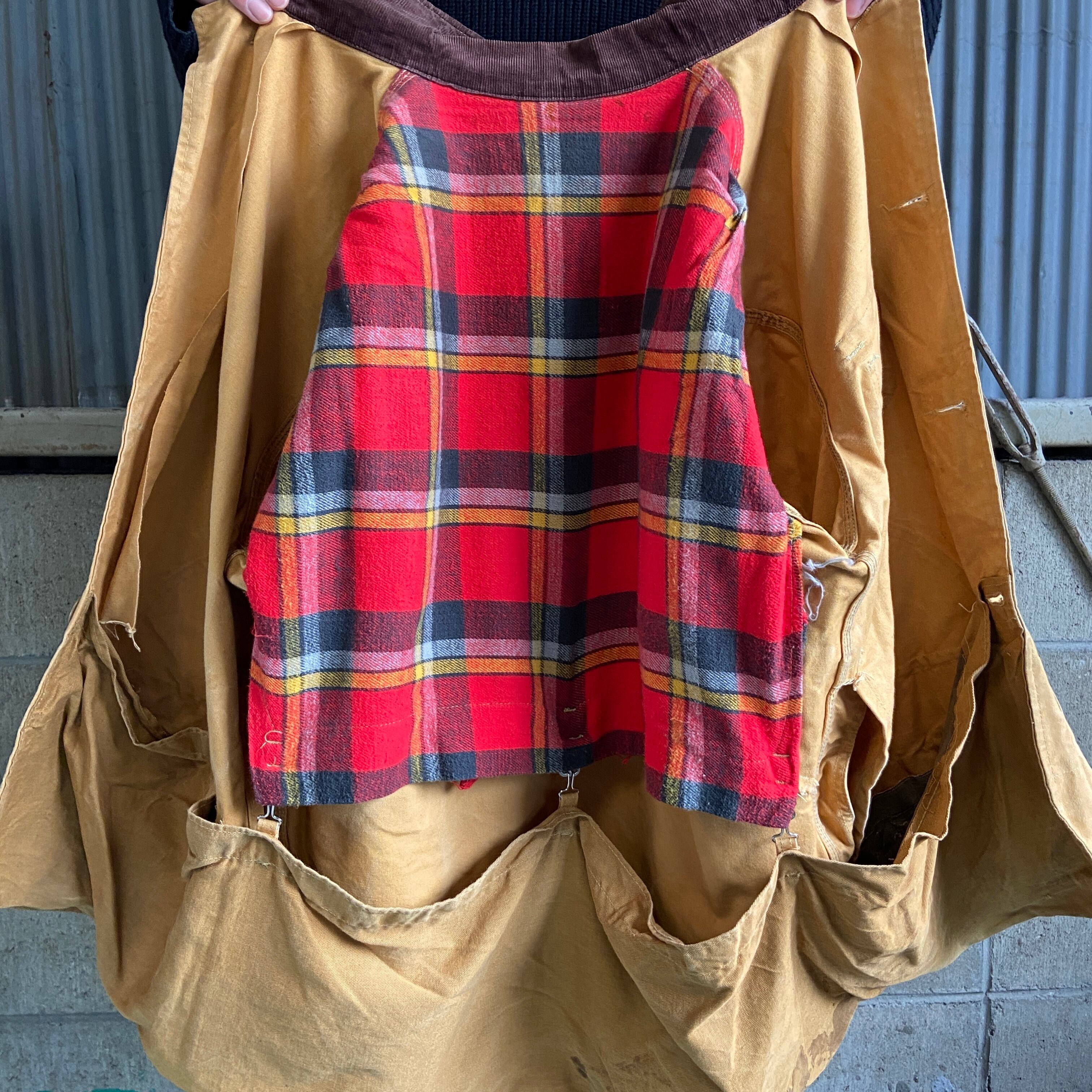 70年代頃 ヴィンテージ コーデュロイ襟 ダック地 ハンティング