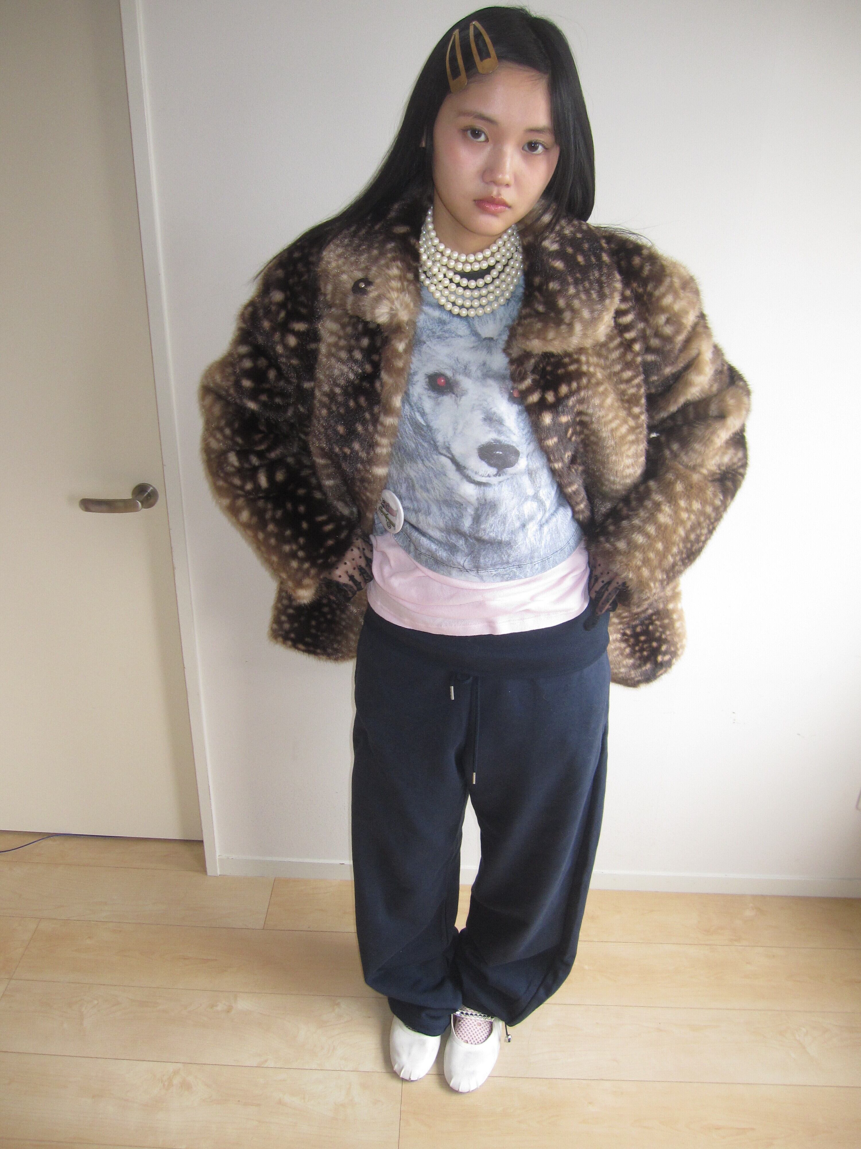 Bambi Fur Jacket brown | n.k atelier