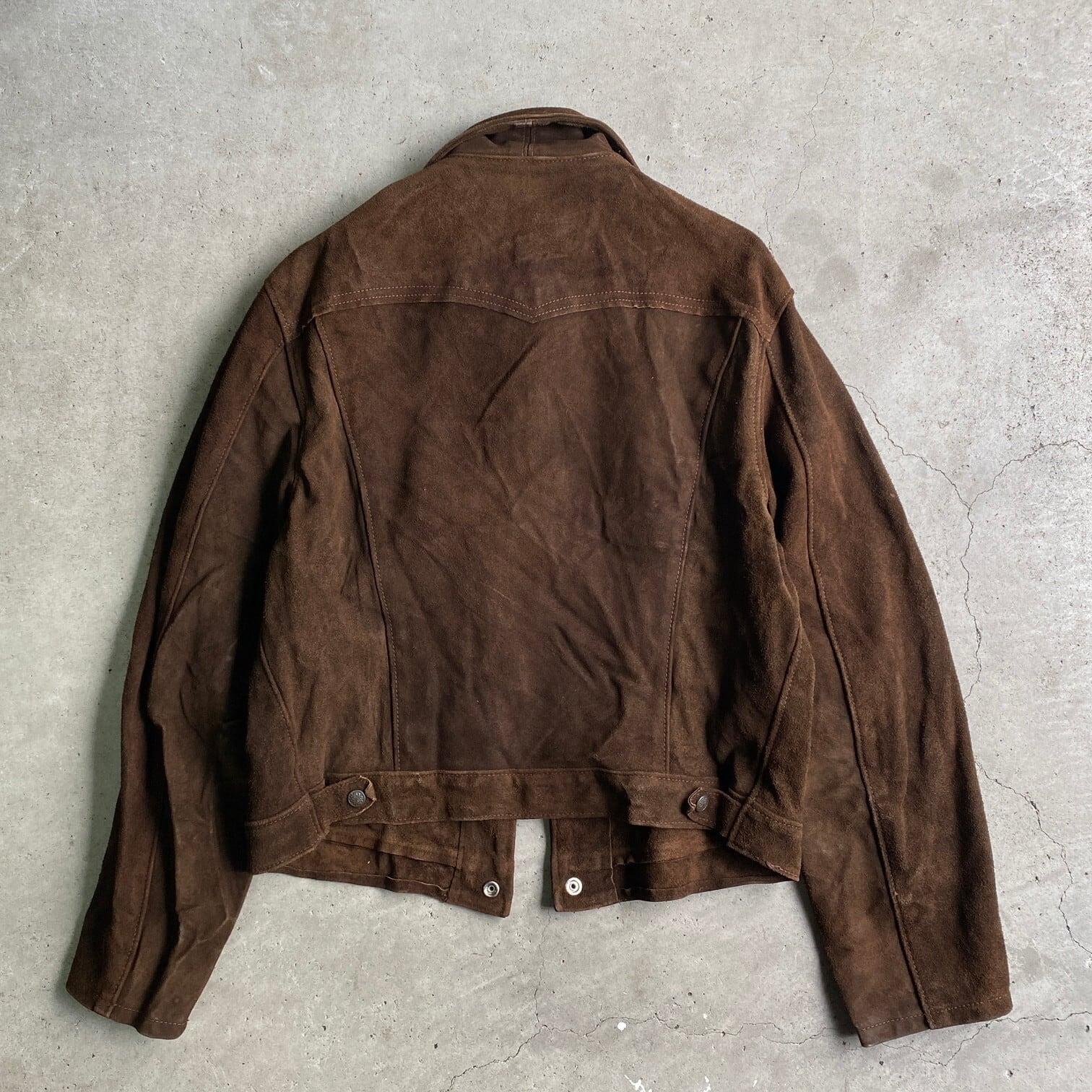 USA製 60年代 Golden Bear ゴールデンベアー スウェード 本革 レザー 