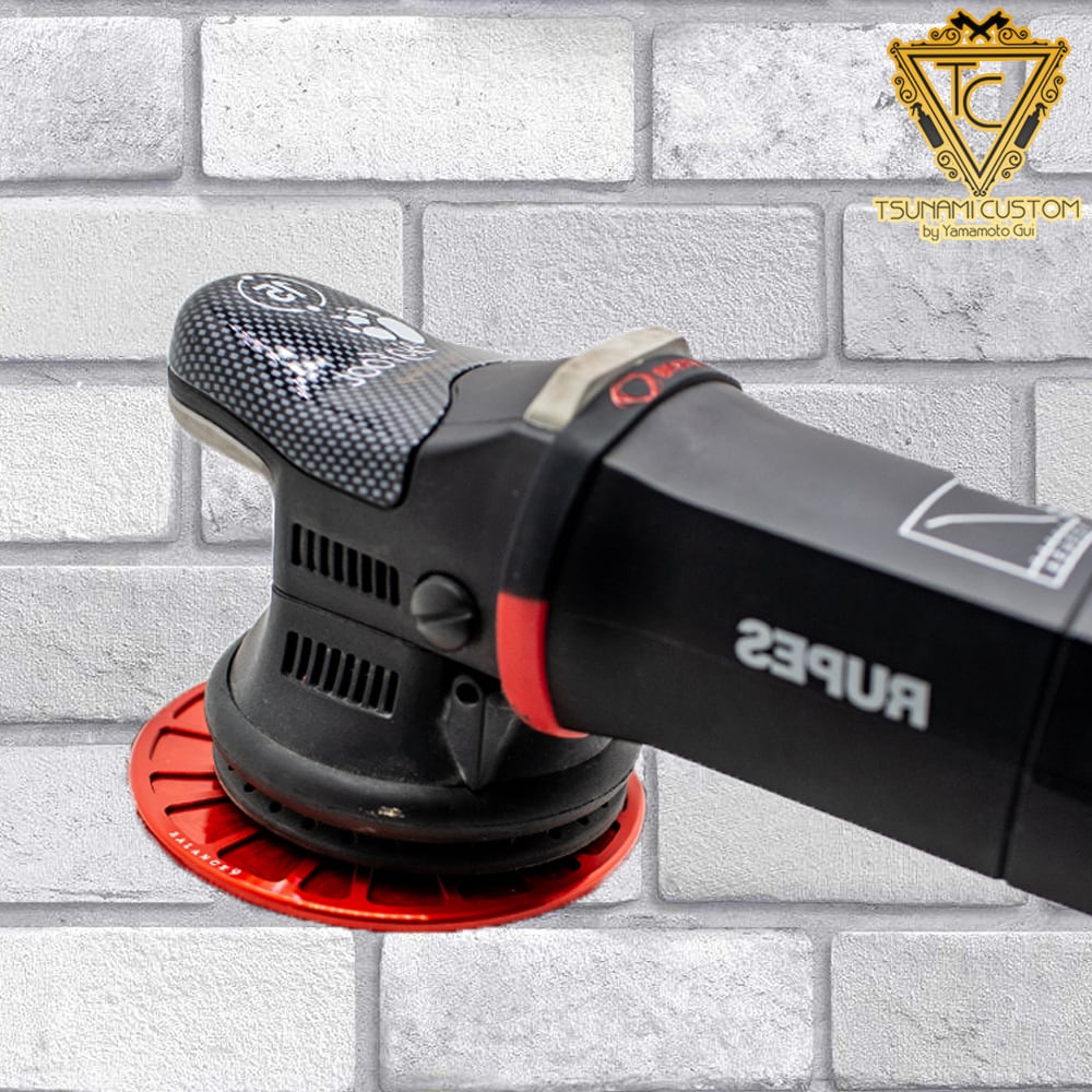 ポムページ 限定カラー RUPES ルペス用 アルマイトパッド レッド | TSUNAMI CUSTOM