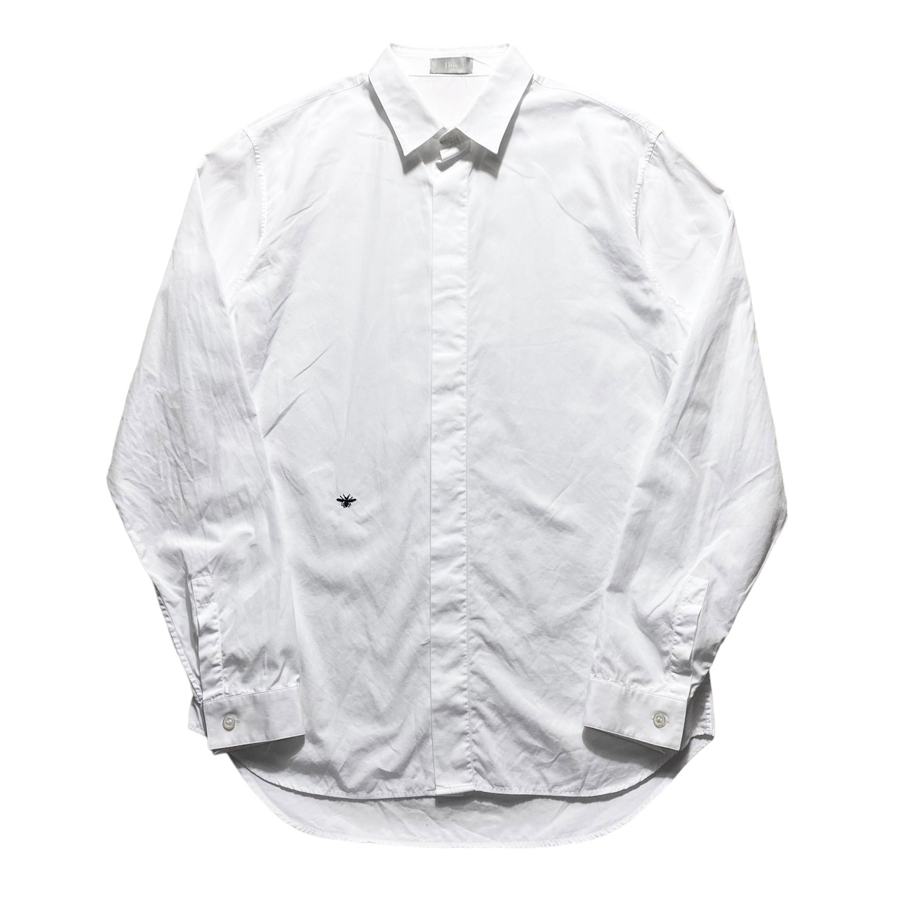 DIOR HOMME by Kris Van Assche “Bee” white shirt