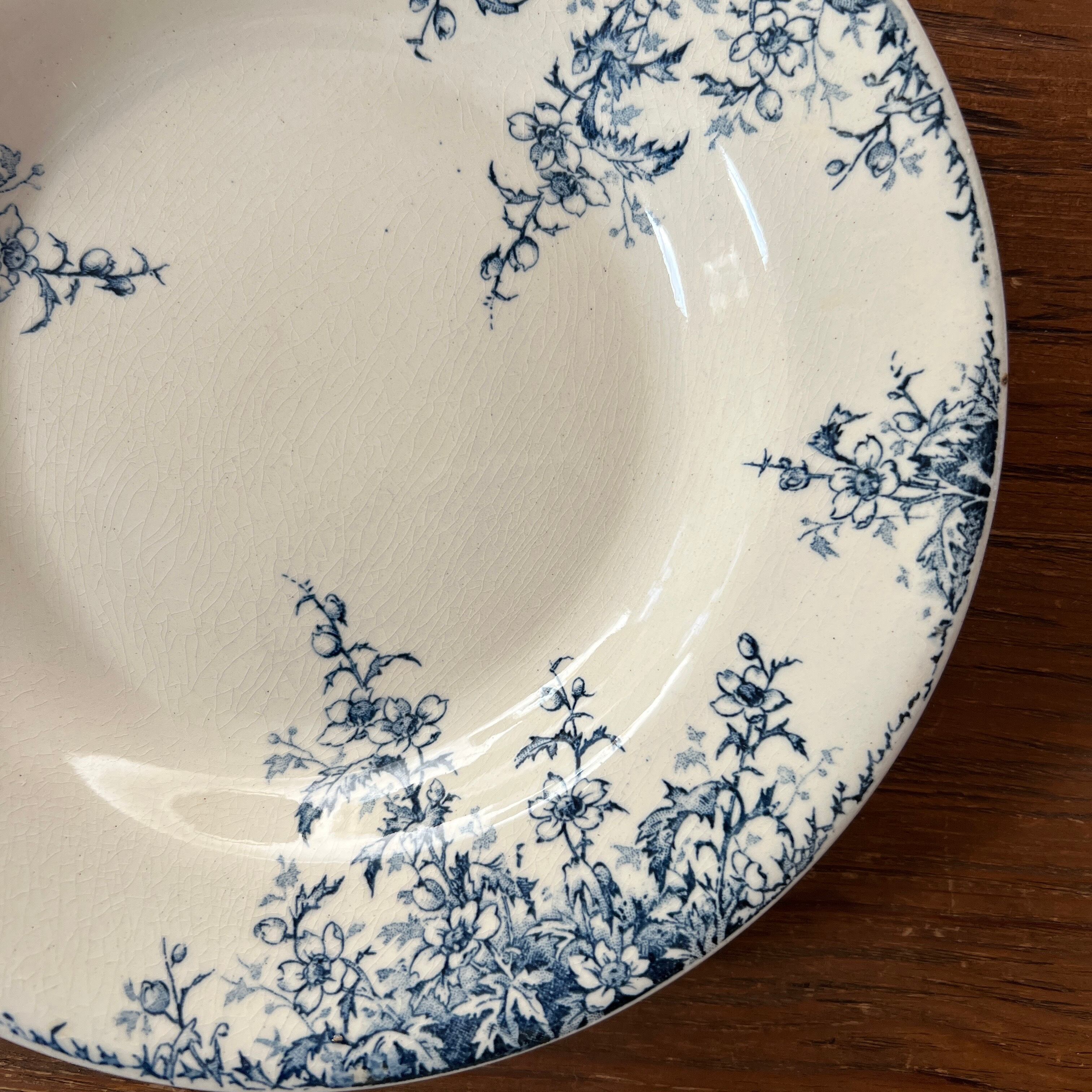 人気のジアン スープ皿（A） アンティークプレート フランスアンティーク