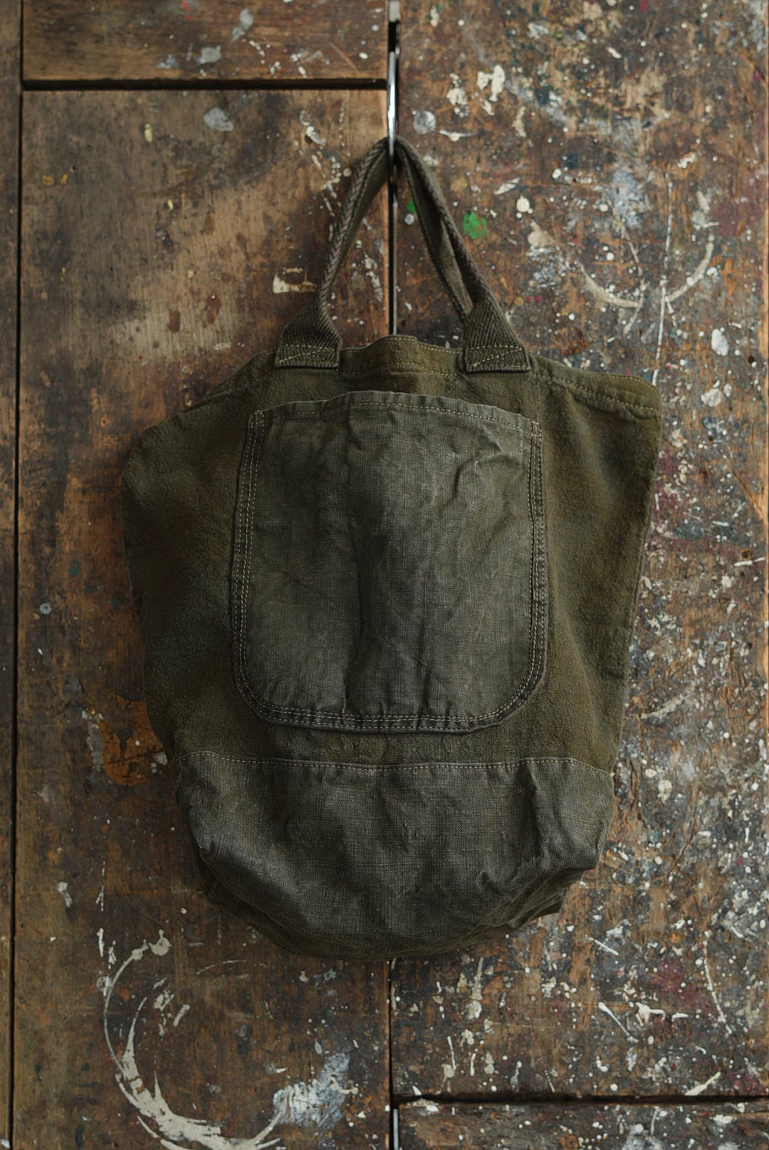 YVES ANDRIEUX - MARKET BAG / KHAKI & CAMOUFLAGE