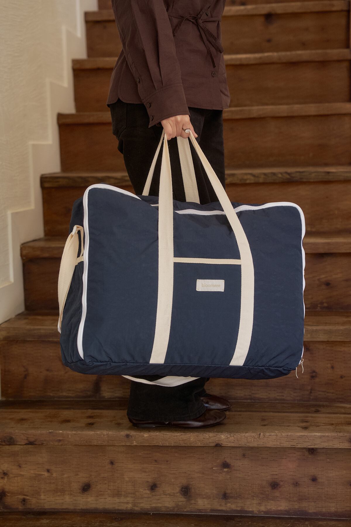 【ご予約】bloomere/Portable Bedding Set Bag-Navy