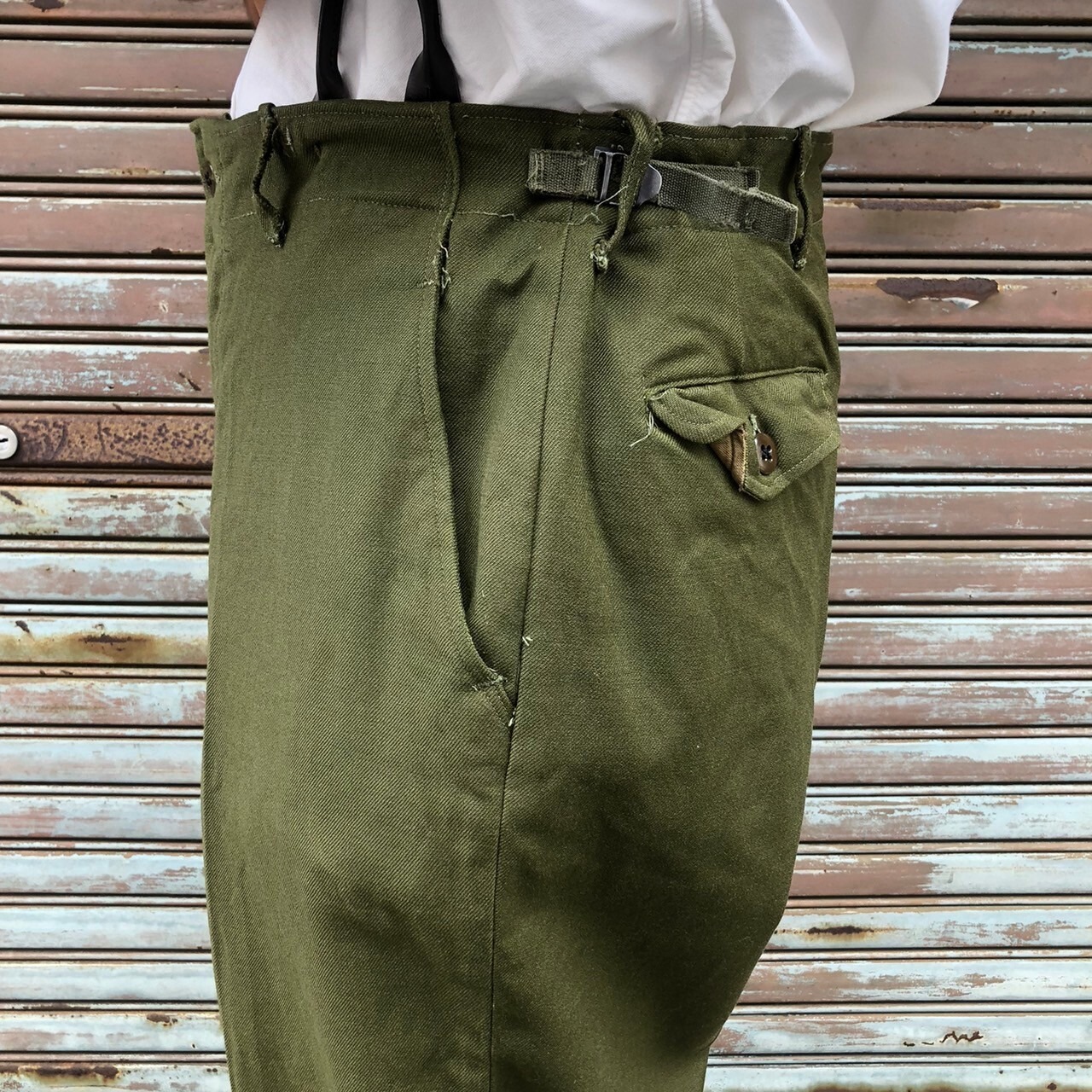 50s US Army M-1951 FIELD TROUSERS WOOL 米軍実物 M-51 ウール 