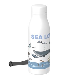 レッツ・オーシャン！-ショルダーサーモステンレスボトル(500ml)
