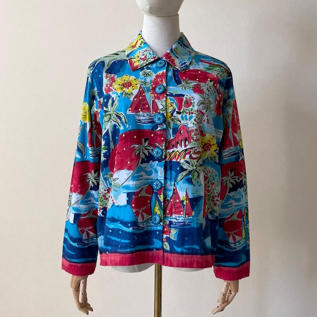 Studio Works 1980s Aloha Pattan Jacket AD104