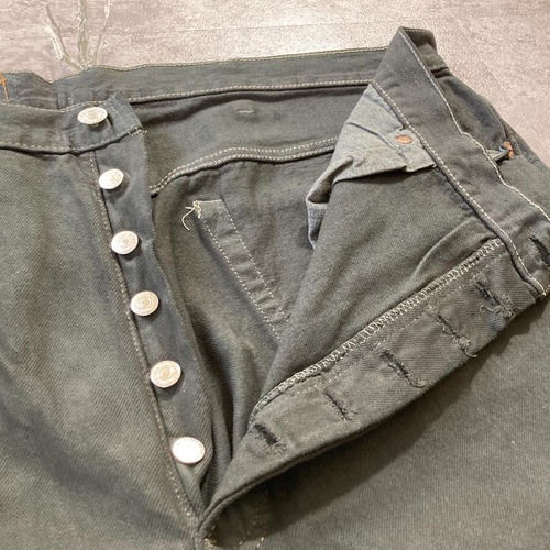 【W40 L32】 USA製 levi's black リーバイス 501xx 詳細写真11