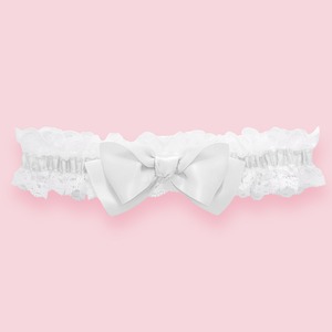 ♡white Lace Garter Ring♡　ガーターリング　ホワイトレース