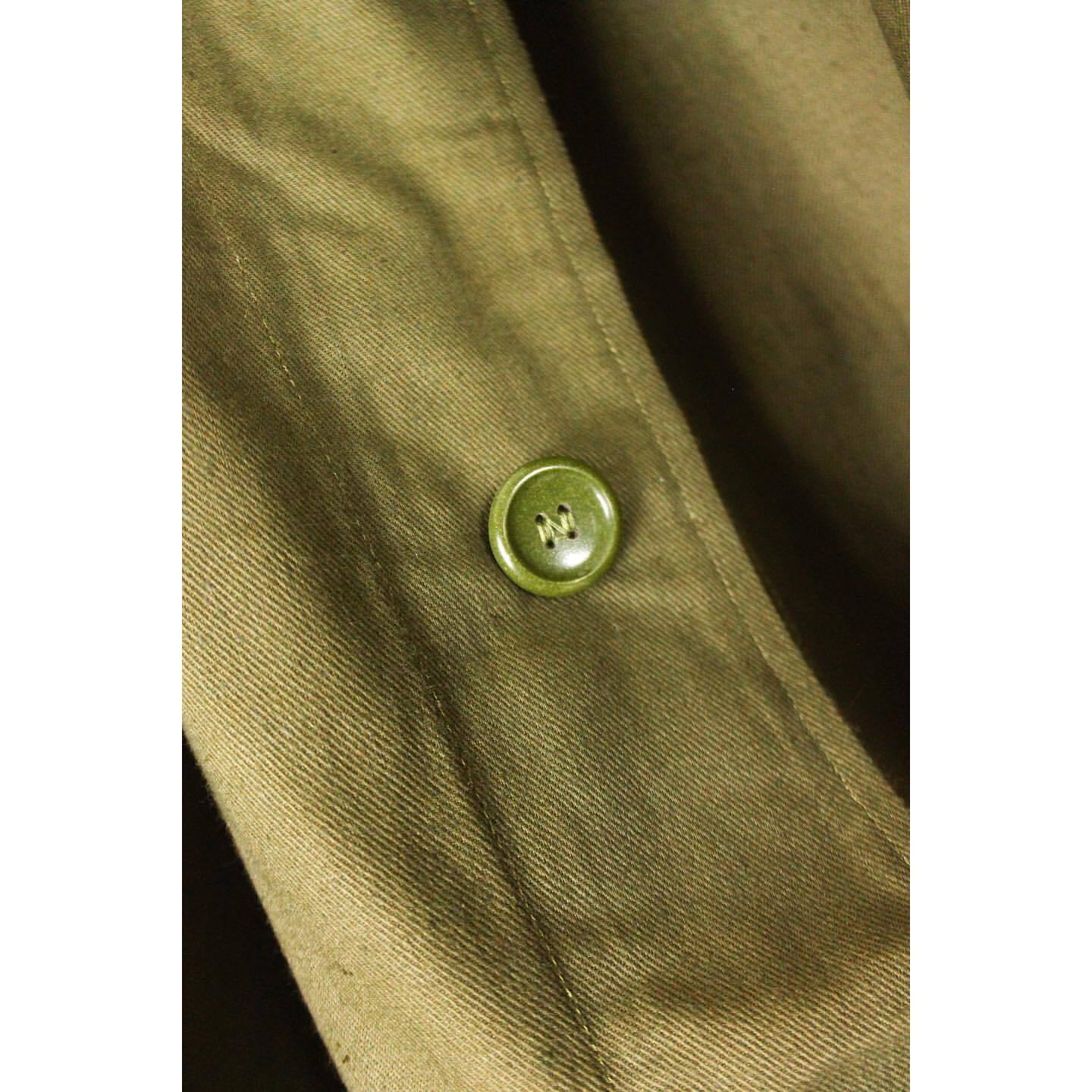 1960's チェコ軍 スタンドカラー コットンツイルワークジャケット 【ME