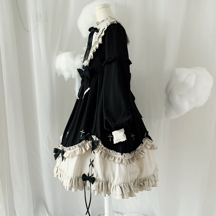 withU ゴスロリ ワンピース 楽天市場】当日発送 即納 DW053WH ゴスロリ ファッション 肩開きテール