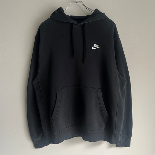 NIKE スウェットパーカー XL ブラック 胸ロゴ ナイキ