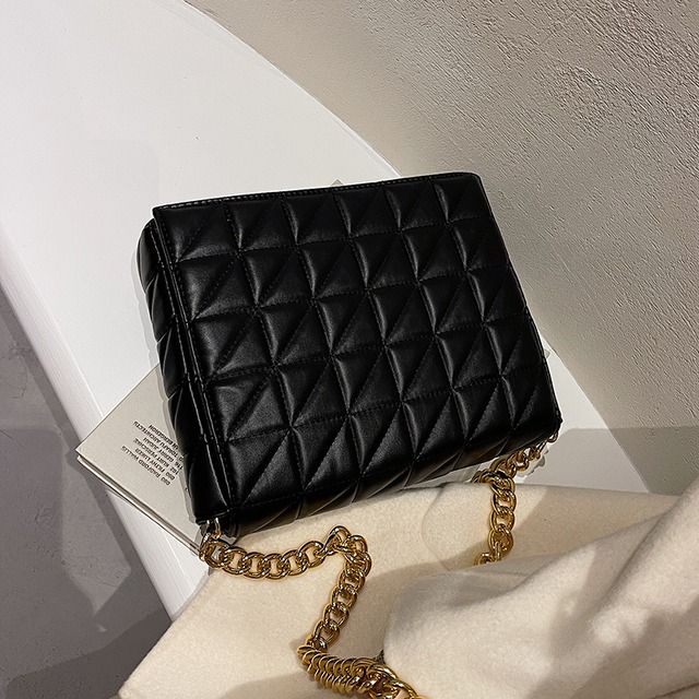 刺繍チェーン スクウェア メッセンジャーバッグ 手作りハンドバック62687397087