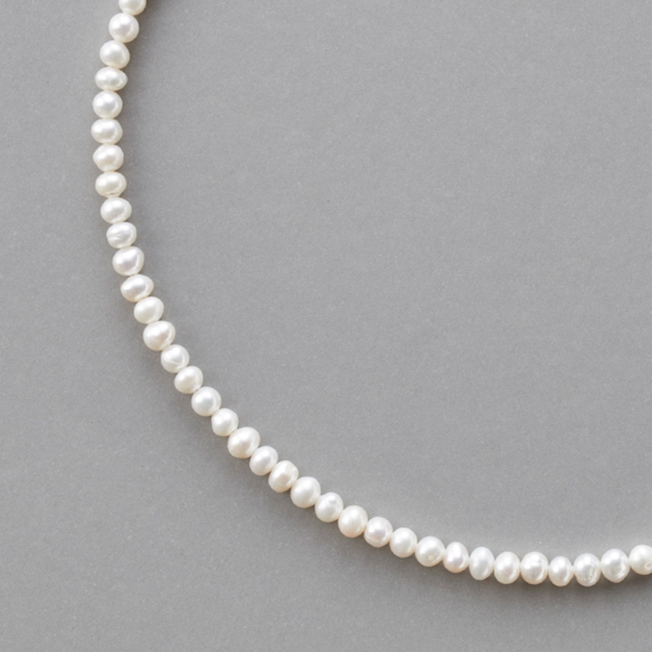 ホワイト 淡水パール ネックレス ne1205