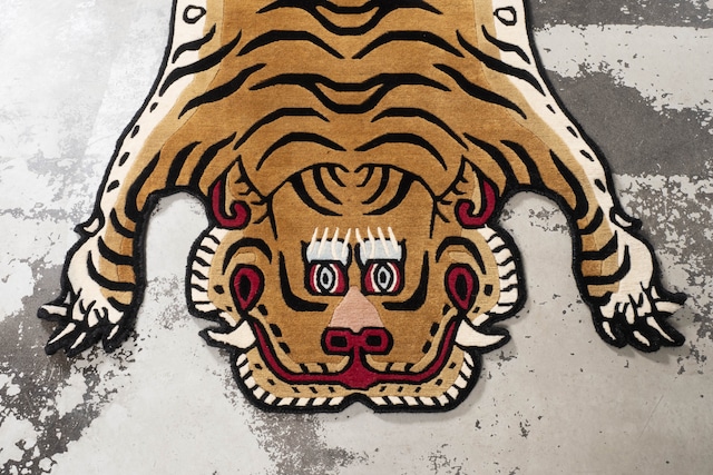 Tibetan Tiger Rug 《Lサイズ•ウール086》チベタンタイガーラグ