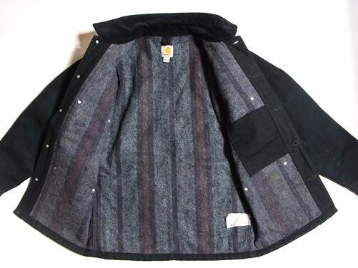 べ*と様 carhartt カーハート　ミシガン　チョアコート 黒 カバーオール 雰囲気系 超ビッグサイズ カーハート ミシガンチョアコート ワーク