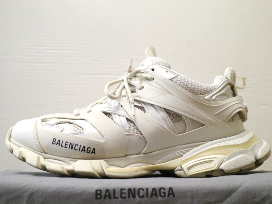 美品 バレンシアガ BALENCIAGA TRACK トラック エコファートリム 浸っ 