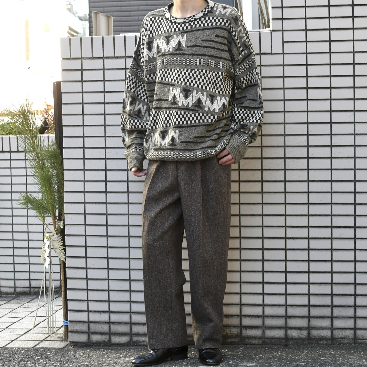 HUGO BOSS design acryl knit