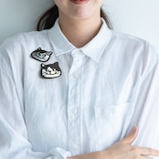 Joaquin Brothers マグネットブローチA_ヒューゴ