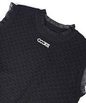 COOLAロゴスリーブレスニット (IVORY) CQ-47002