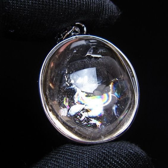 アイリスクォーツ 水晶 ペンダント 虹入り メール便可 一点物 112-14098