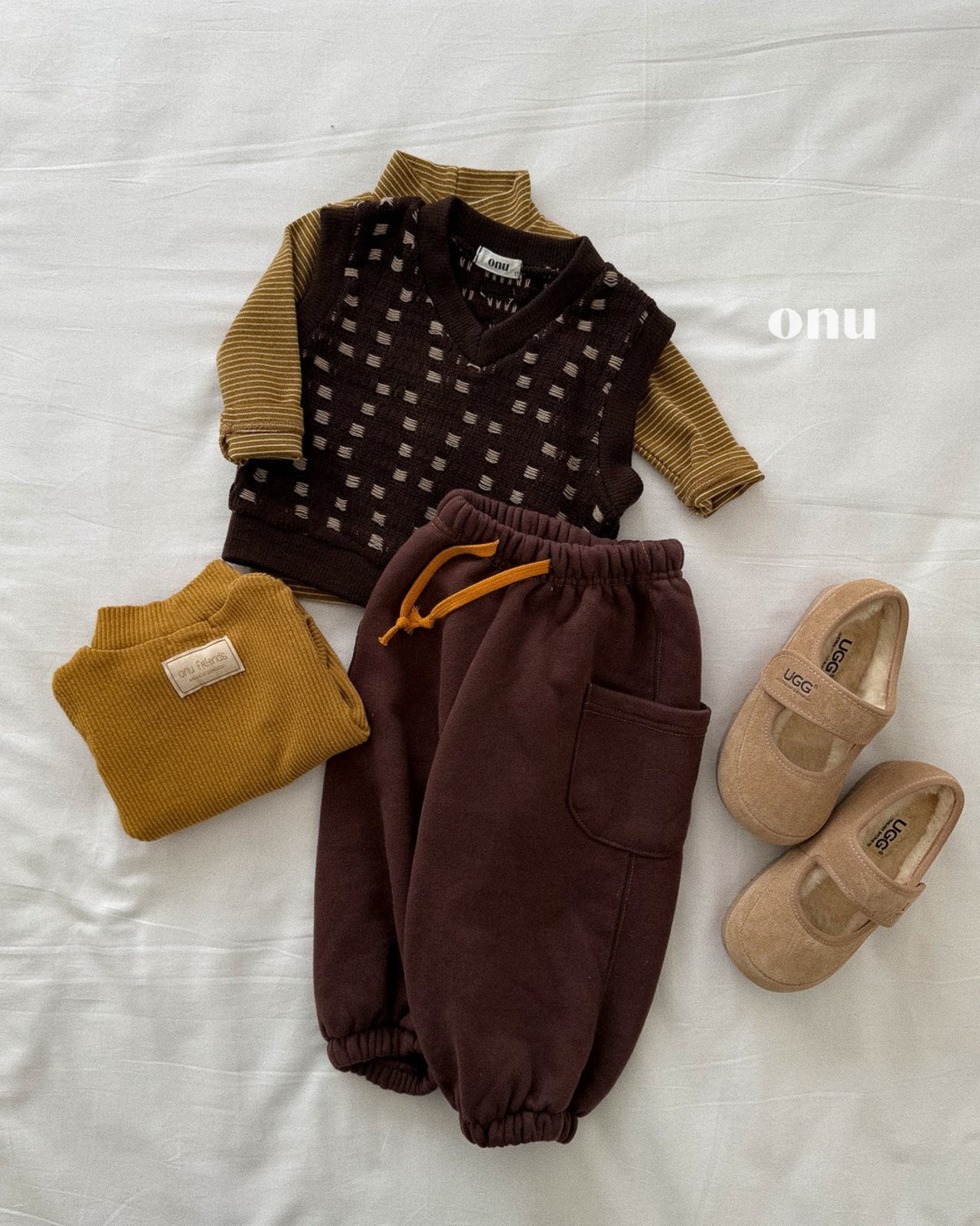 ONU［取寄］marlang stripe turtleneck tee 26winter