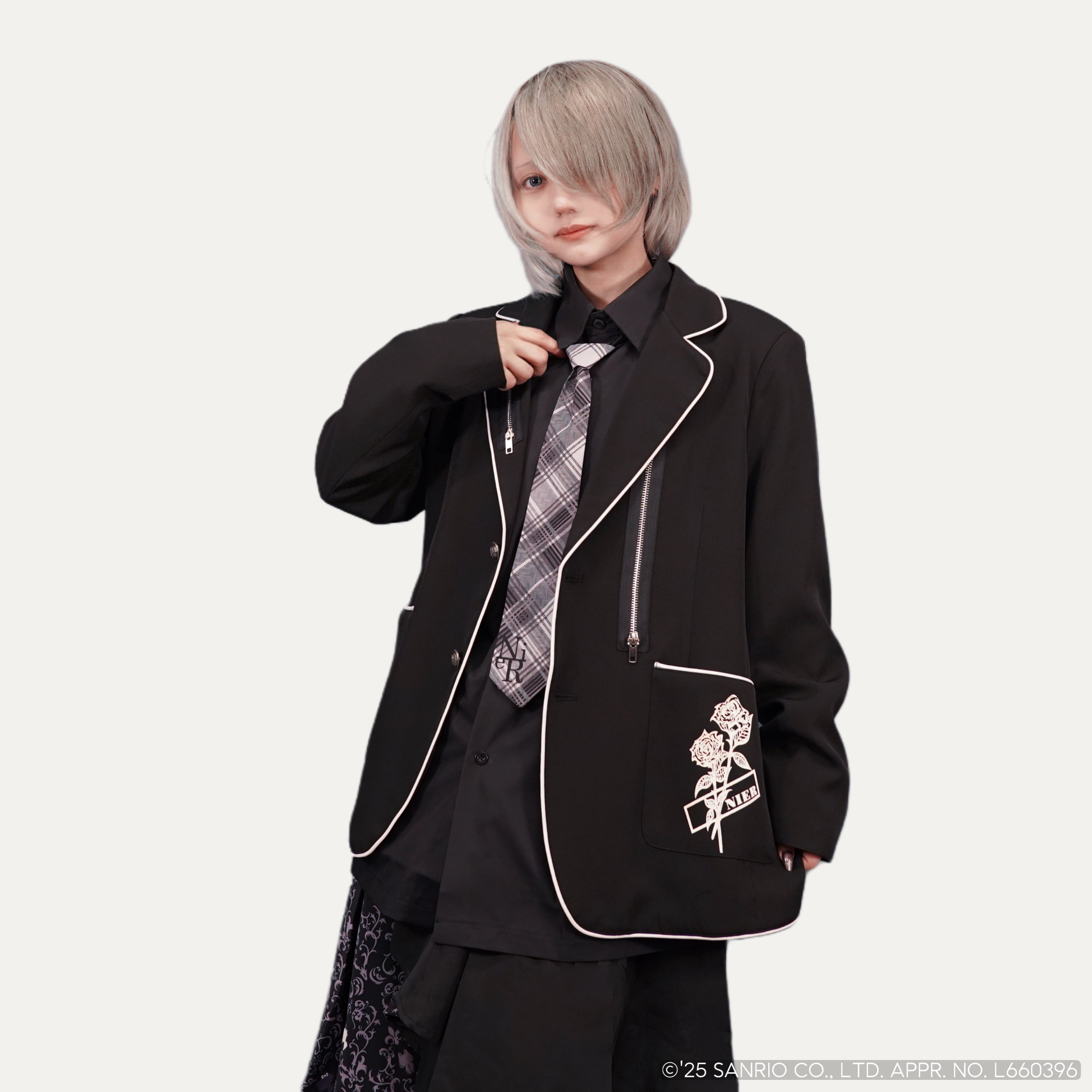 ワンタッチネクタイ付きロングシャツ【HELLO KITTY×NIER】 | NIER CLOTHING