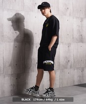 ◆クラウン サガラ刺繍 スウェットショーツ◆ng-76225