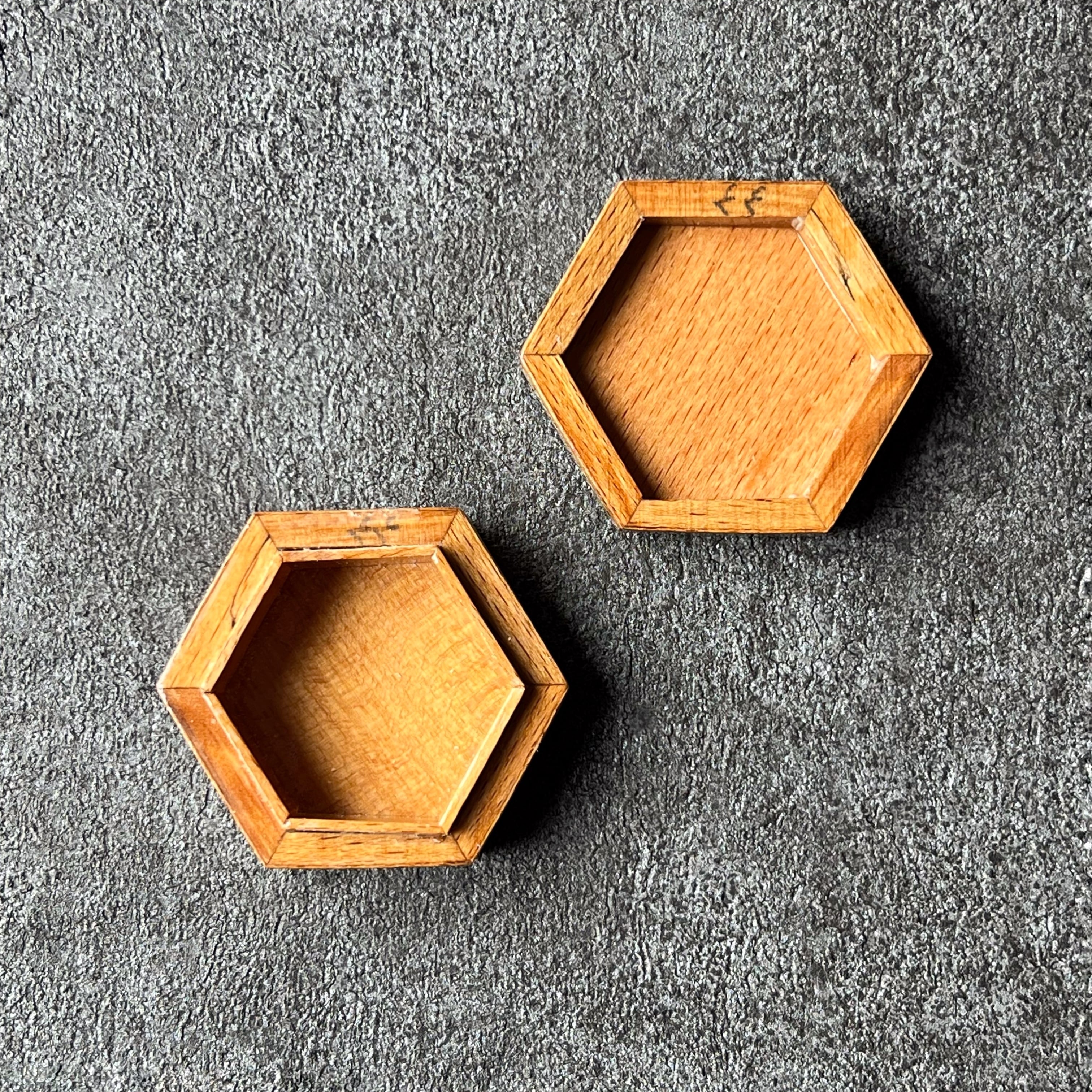 象嵌細工（ハータムカーリー）小箱 ミニサイズ 六角形【KHA-186
