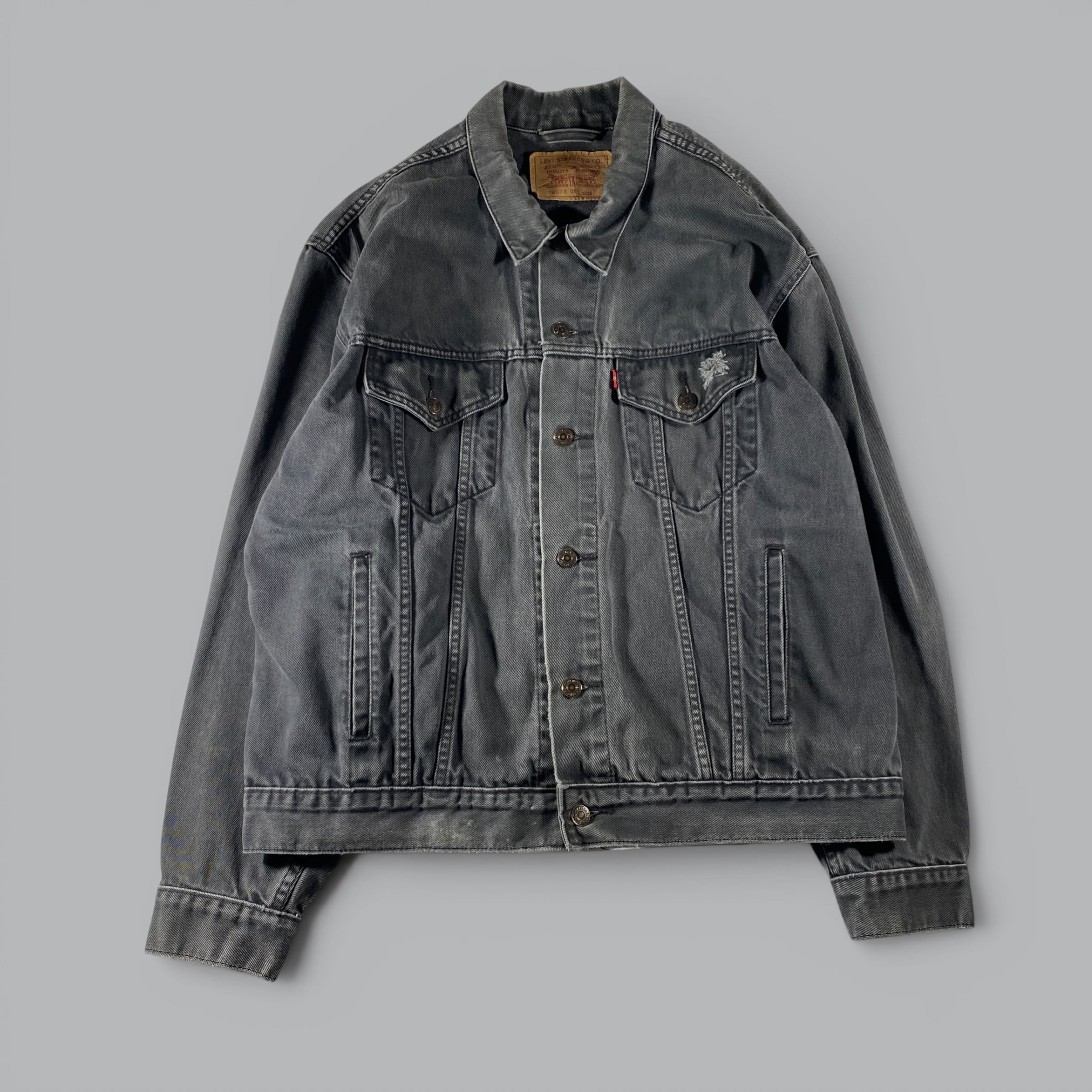 Levi's Type1 ライトオンス ヘリンボンジャケット XL インディゴ