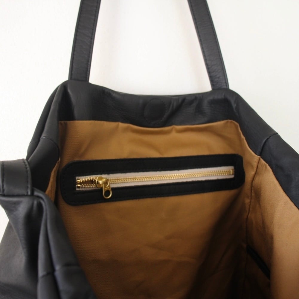 Ampersand 2way WP leather tote bag L（2ウェイ防水レザートート