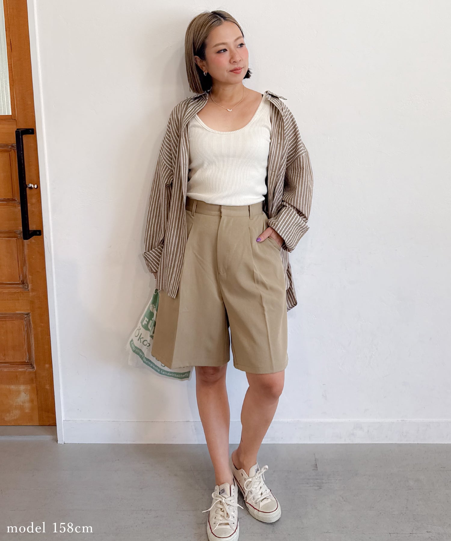 タックハーフパンツ | PICHI