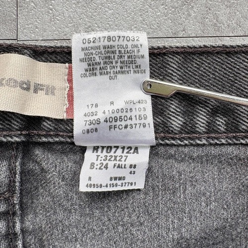 【W32 L27】00s usa levi's ブラック 550 詳細写真9